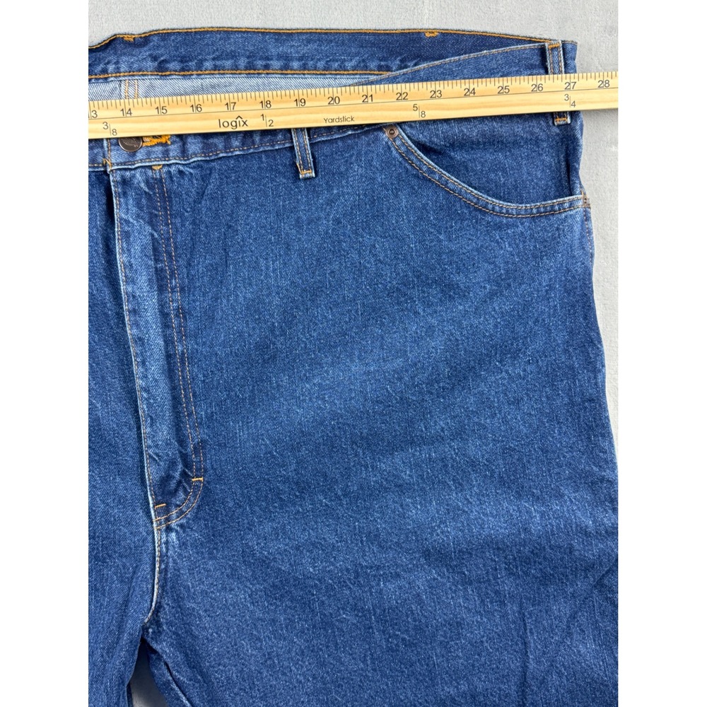 Dickies Mens‎ 54x32 Dark Wash Relaxed Fit Straight Leg Denim Jeans New With Tags - Picture 8 of 15